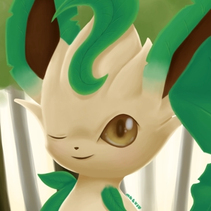 View the Full Illustration titled Leafeon's Natural Habitat