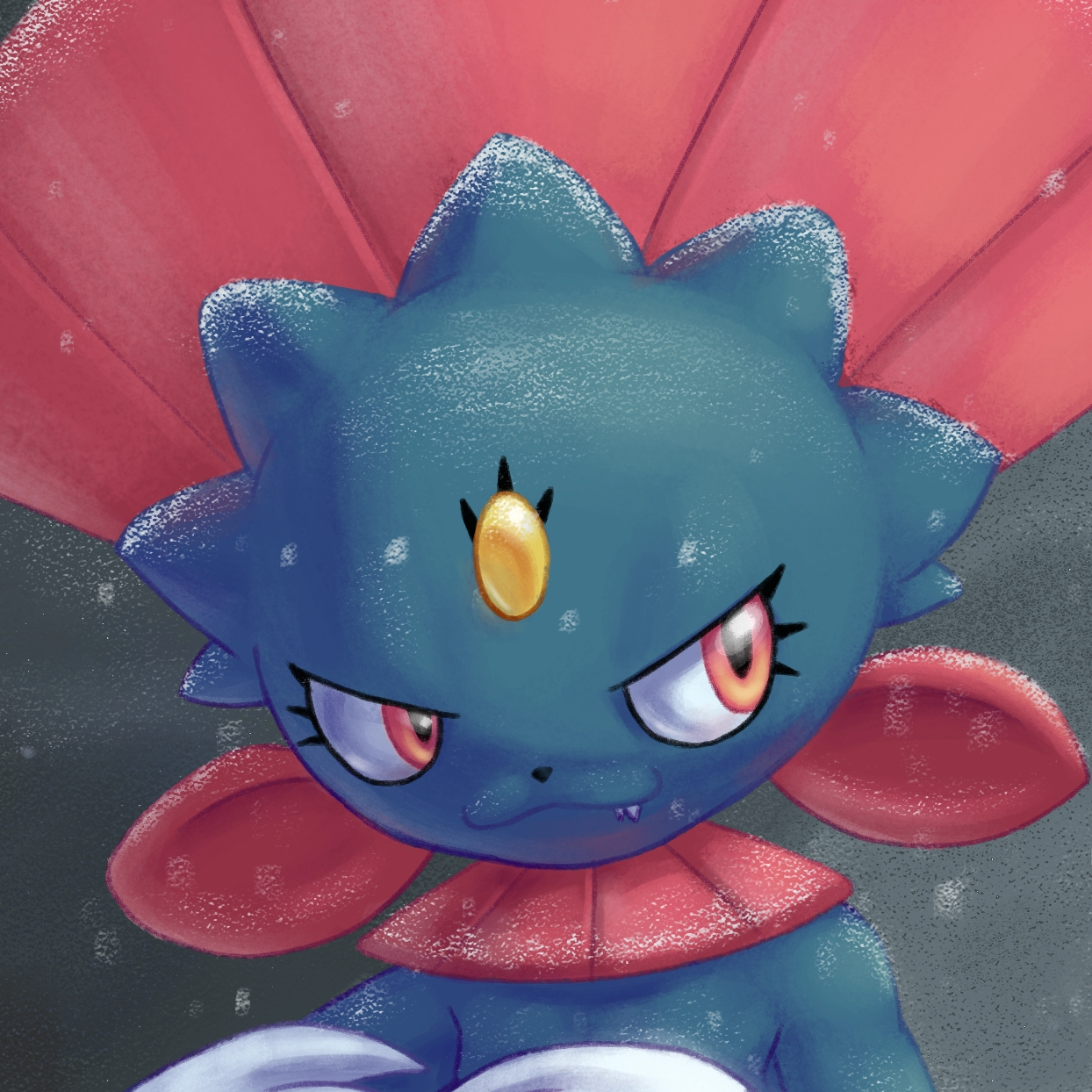 View the Full Illustration titled Weavile for TreeOfMana